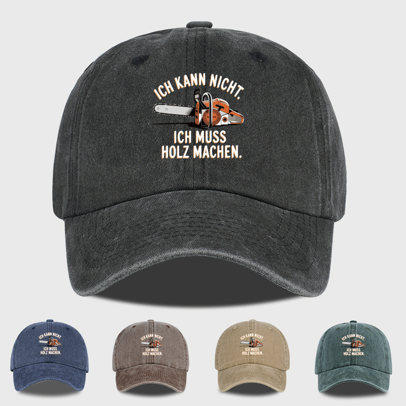Woodworking Quote - Casquette de baseball vintage à effet