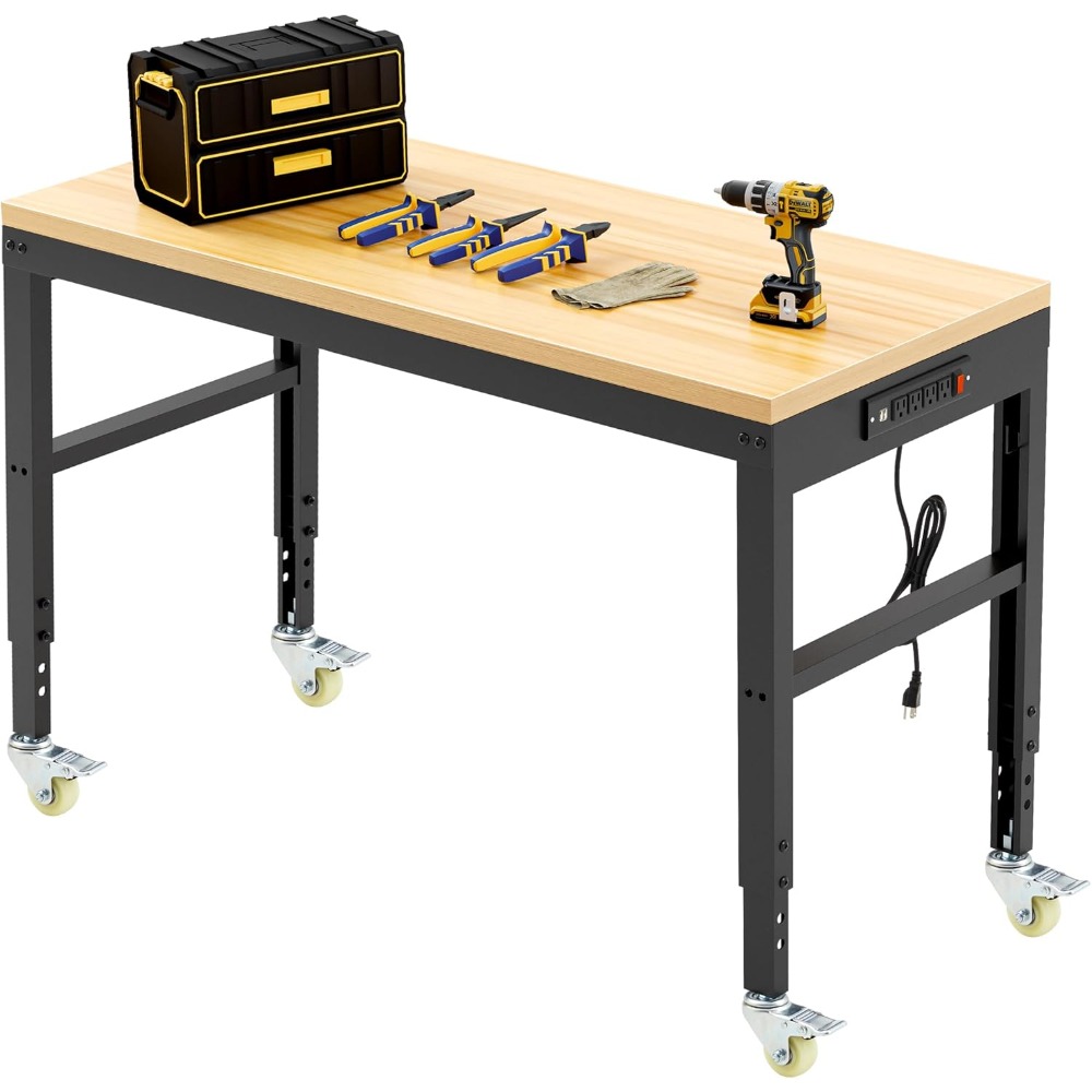 Woodworking Garage - Établi réglable, banc de travail en