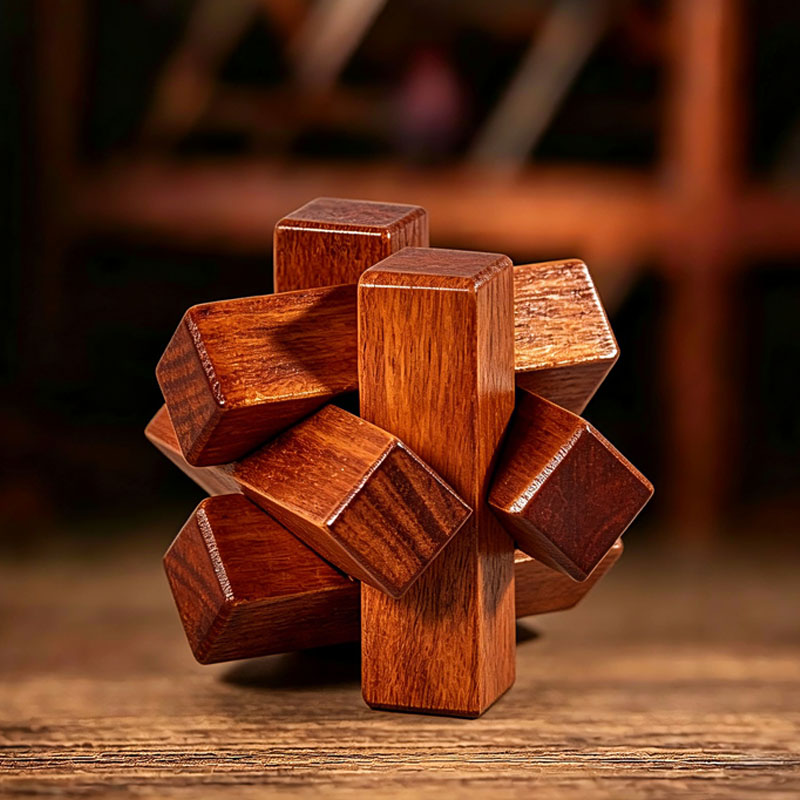 Woodworking Game - Casse-tête en bois : Défi logique