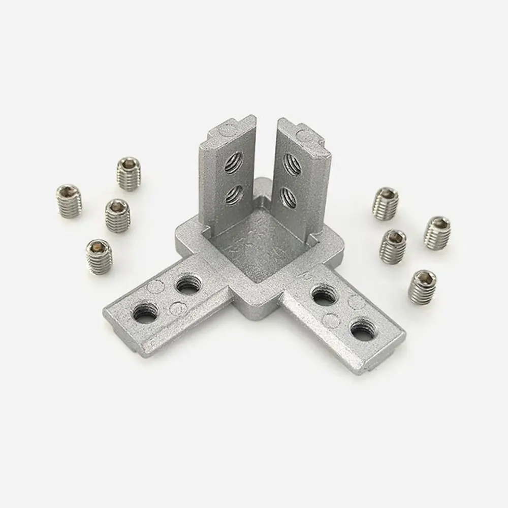 Woodworking Joint Types - Connecteur d'angle à 3 voies EU