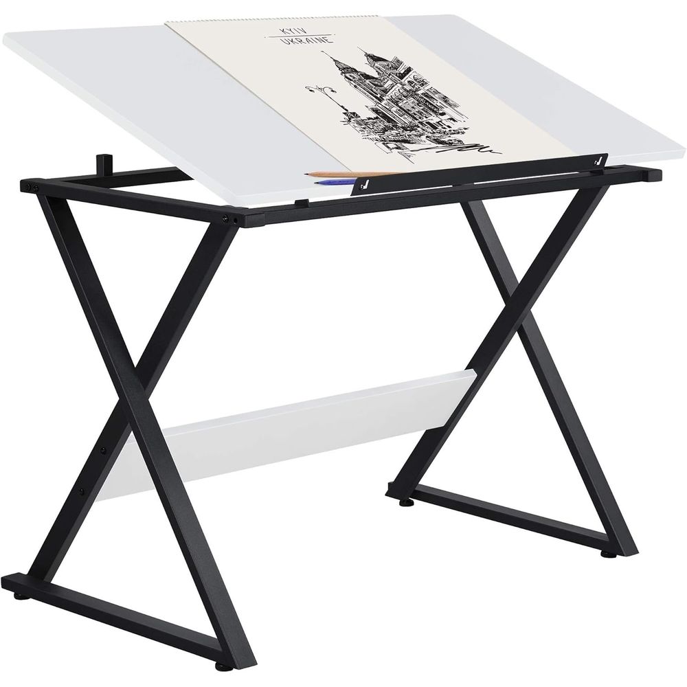 Wood Woodworking - Table de dessin ou bureau d'artiste,