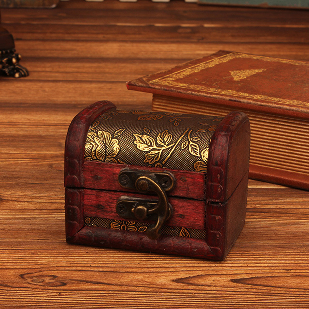 Wood Woodworking - Boîte à bijoux vintage en bois