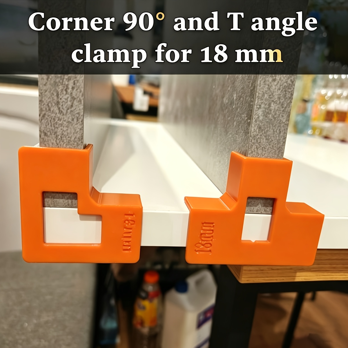 Woodworking Joint Types - 4 pièces 90 ° Serre-joints à