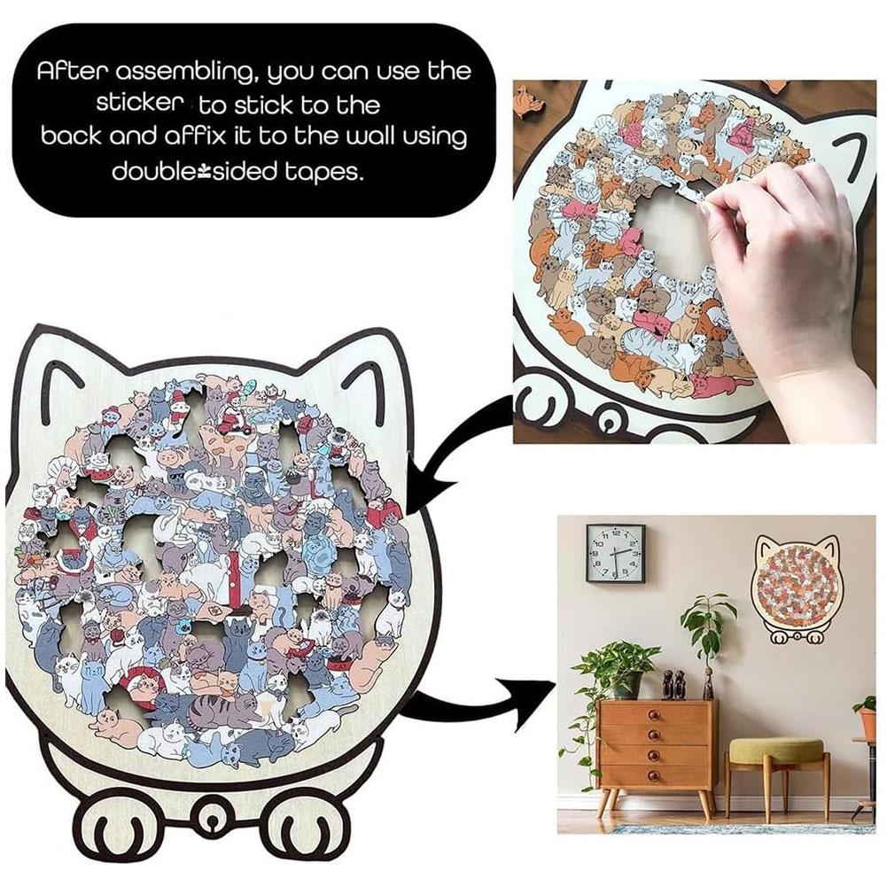 Woodworking Jigsaw - Puzzle en bois pour chat de