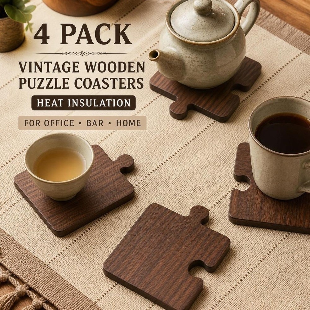Ensemble de 4 sous-verres vint - Woodworking Game avis et prix