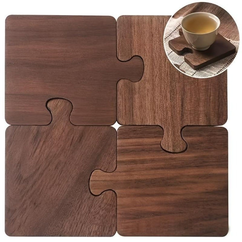 Ensemble de 4 sous-verres vint - Woodworking Game avis et prix