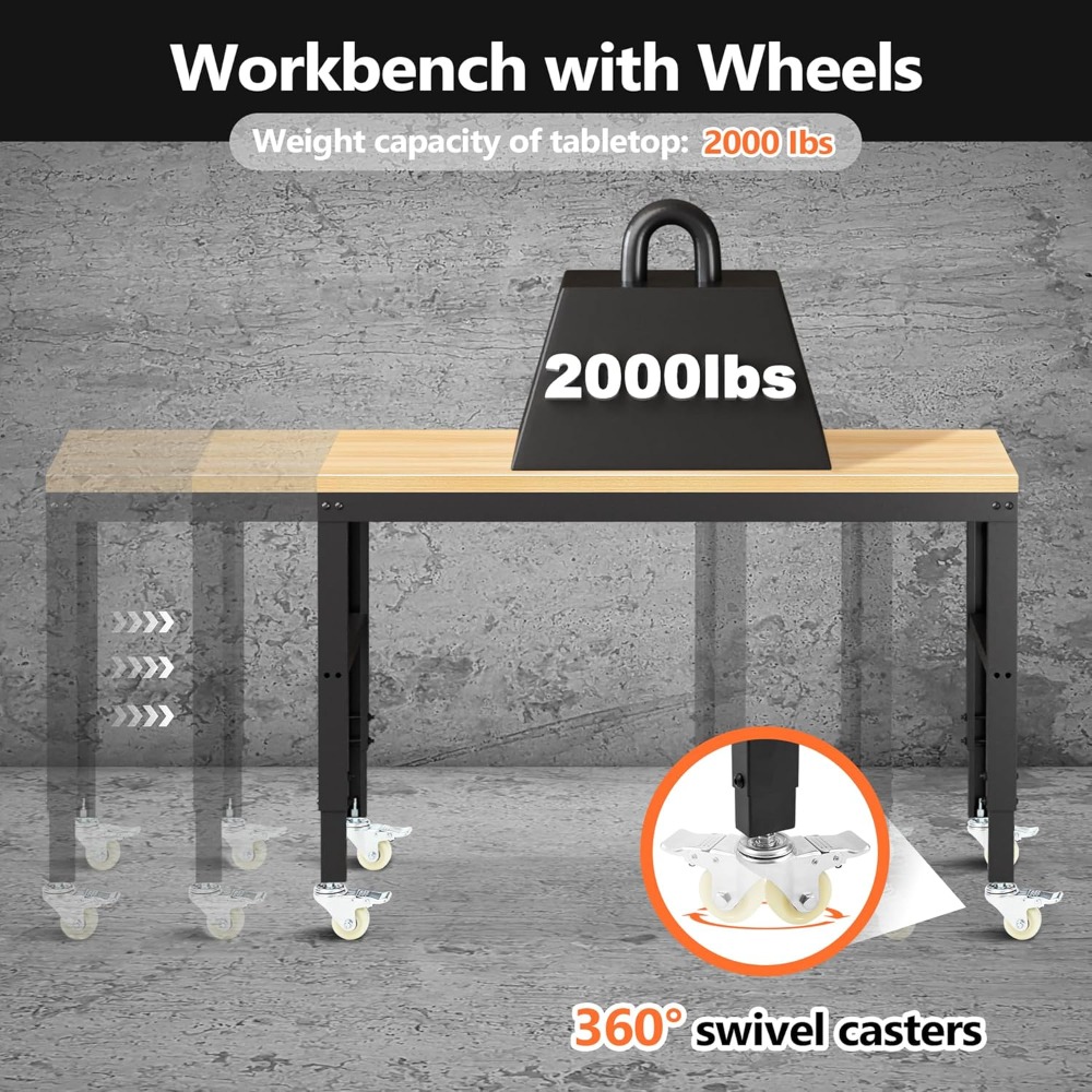 Établi réglable, banc de trava - Woodworking Garage avis et prix