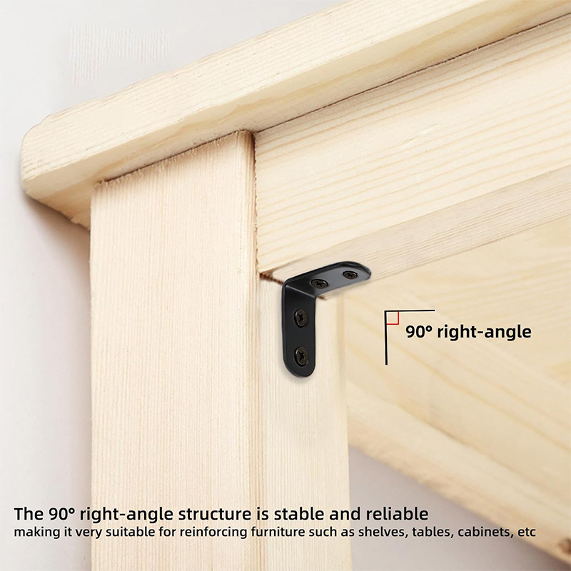 Support en L d'angle noir, sup - Woodworking Joint Types avis et prix
