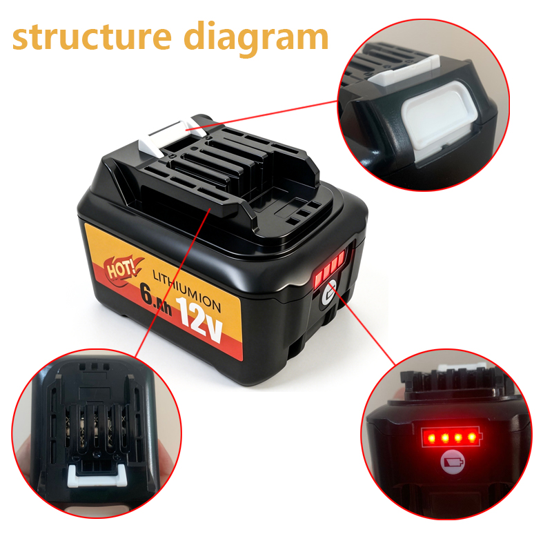 Batterie Li-Ion rechargeable d - Makita Drill Hp1640 avis et prix