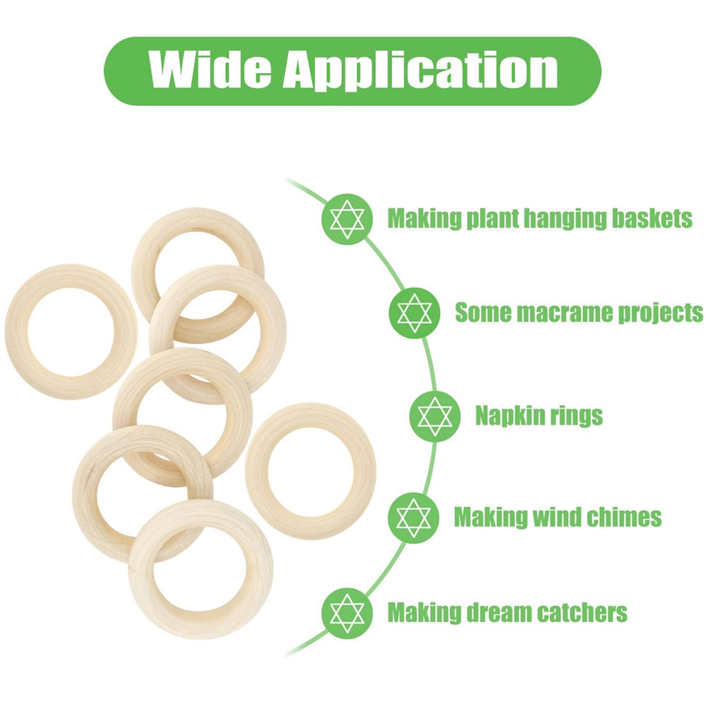 Anneaux en bois naturel pour a - Woodworking Joint Types avis et prix