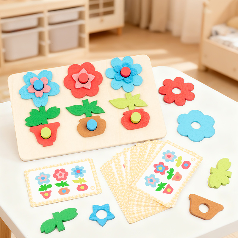 Planche de puzzle florale poly - Woodworking Game avis et prix