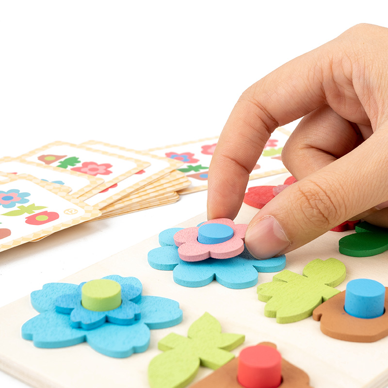 Planche de puzzle florale poly - Woodworking Game avis et prix