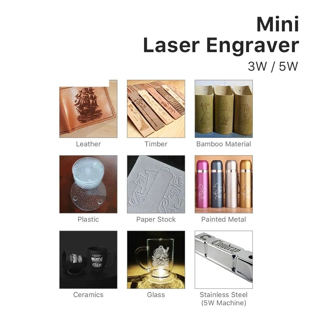 Mini graveur laser CNC 5000mW, - Woodworking Logo avis et prix