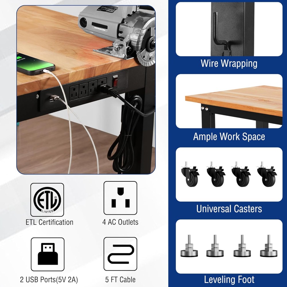 Établi de garage, établi régla - Woodworking Garage avis et prix