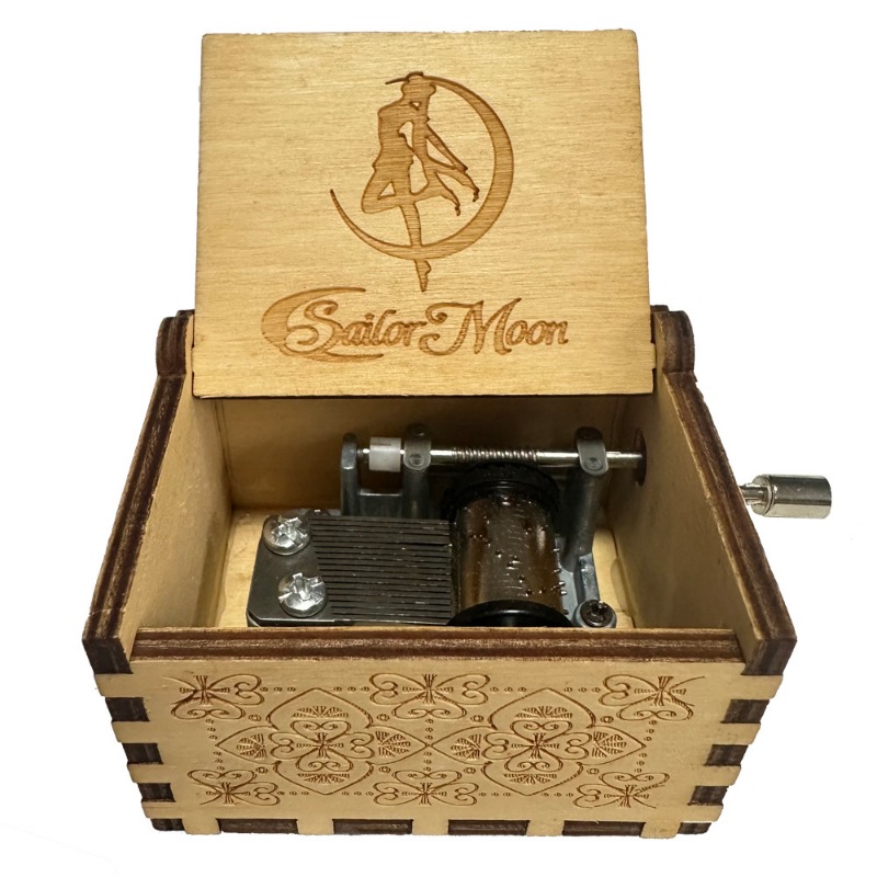 Boîte à musique à manivelle en - Wood Woodworking avis et prix