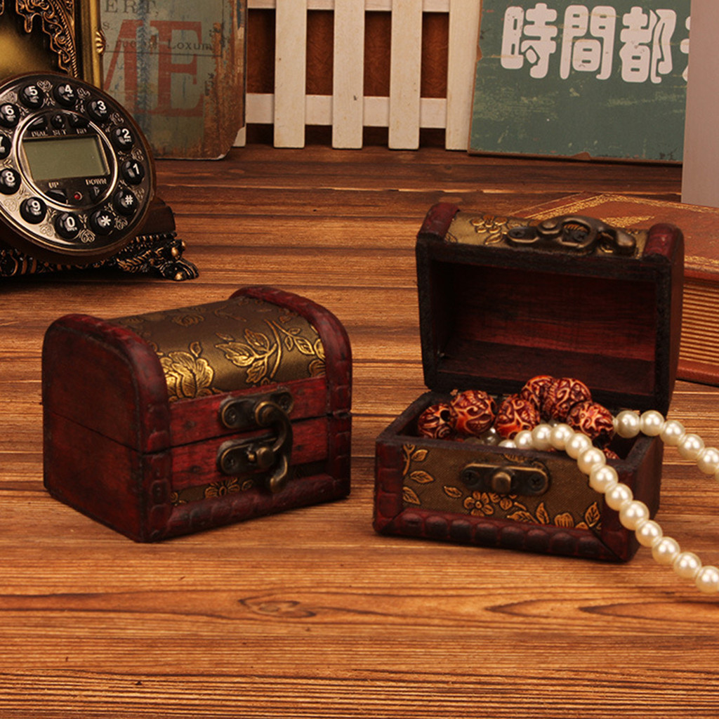Boîte à bijoux vintage en bois - Wood Woodworking avis et prix