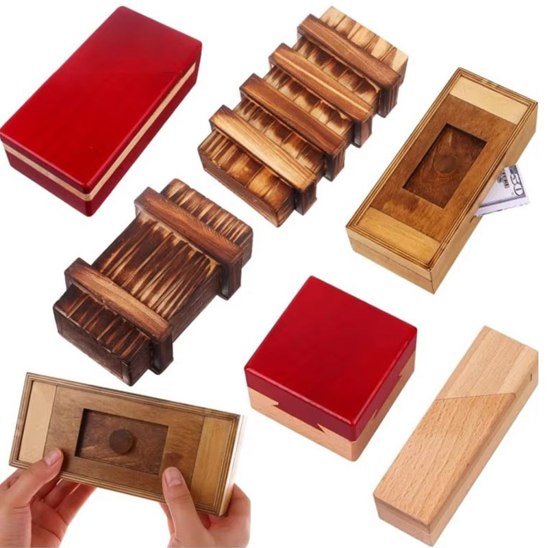 Boîte à puzzle en bois avec co - Woodworking Game avis et prix